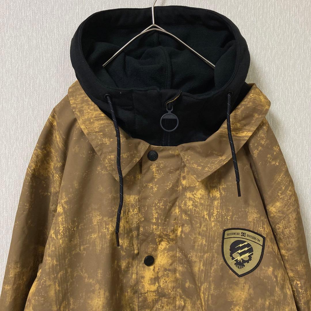 DC SHOES スノーボードウェア ジャケット パーカー重ね着風ジャケット L