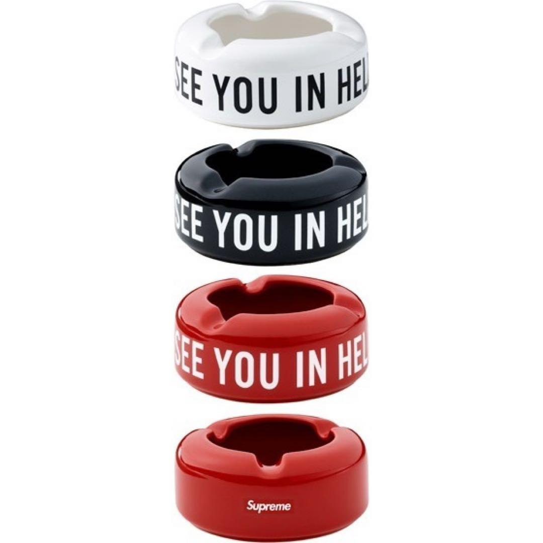 喫煙具・ライター supreme 11AW ASHTRAY RED BLACK SET