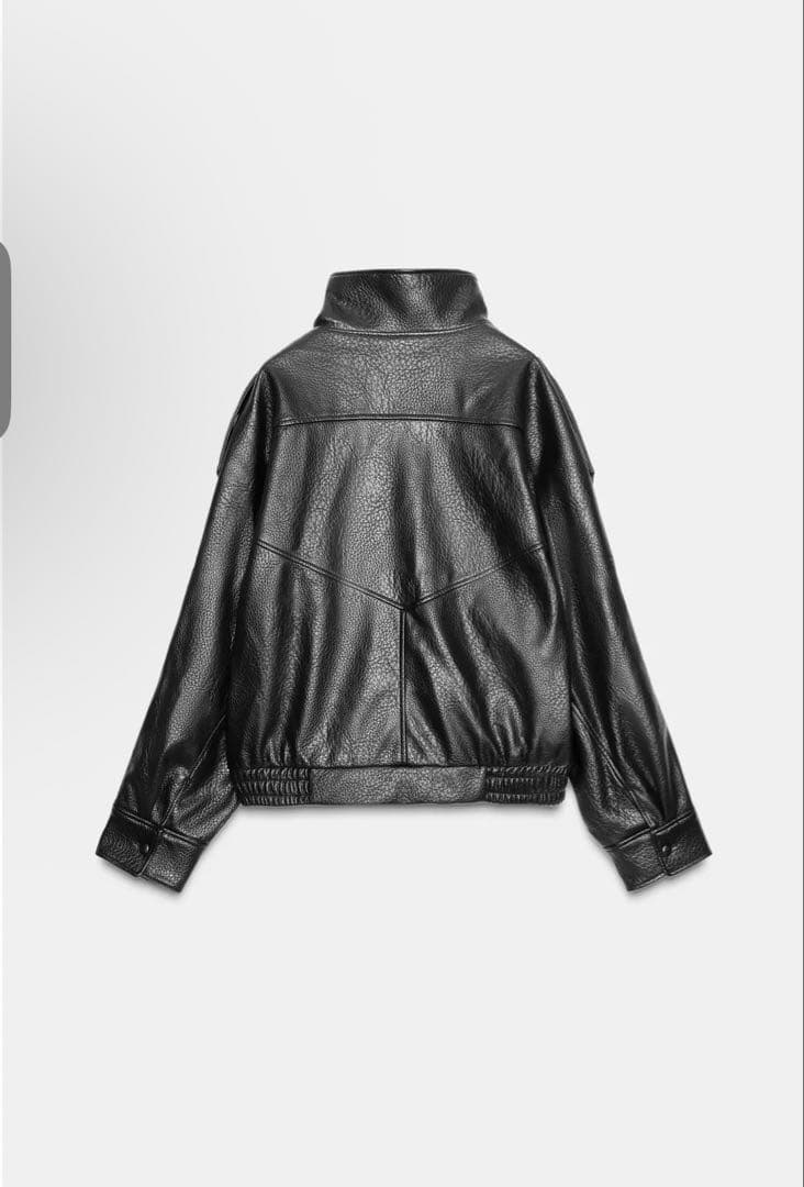 ZARA フェイクレザージャケット XSサイズ