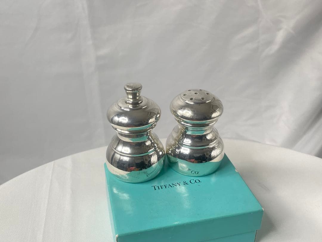Tiffany/ティファニー ソルト＆ペッパーミル ビンテージ イタリア限定