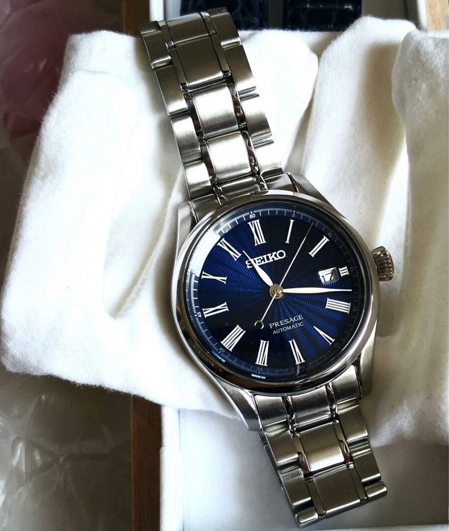 新品未使用セイコーSEIKOプレザージュ 純正ブレスレット　メタルバンド　ベルト