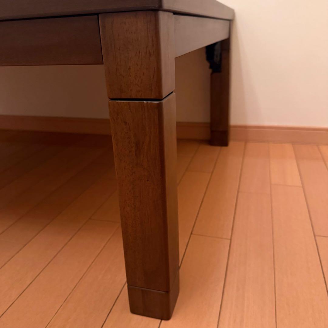 【訳あり】家具調こたつ 折りたたみ 120サイズ (株)協立工芸