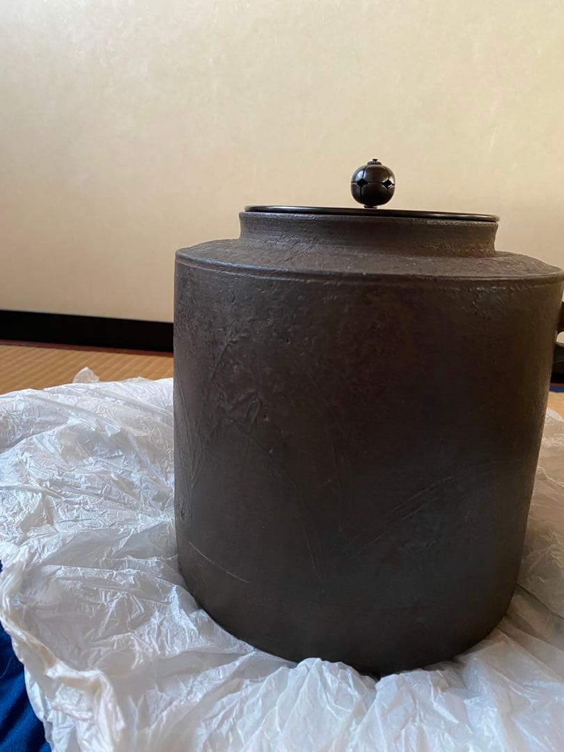 繰口　肩衝釜　大西定林氏作