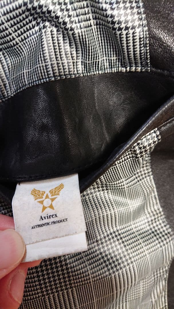Avirex シングルライダースジャケット XL ブラック