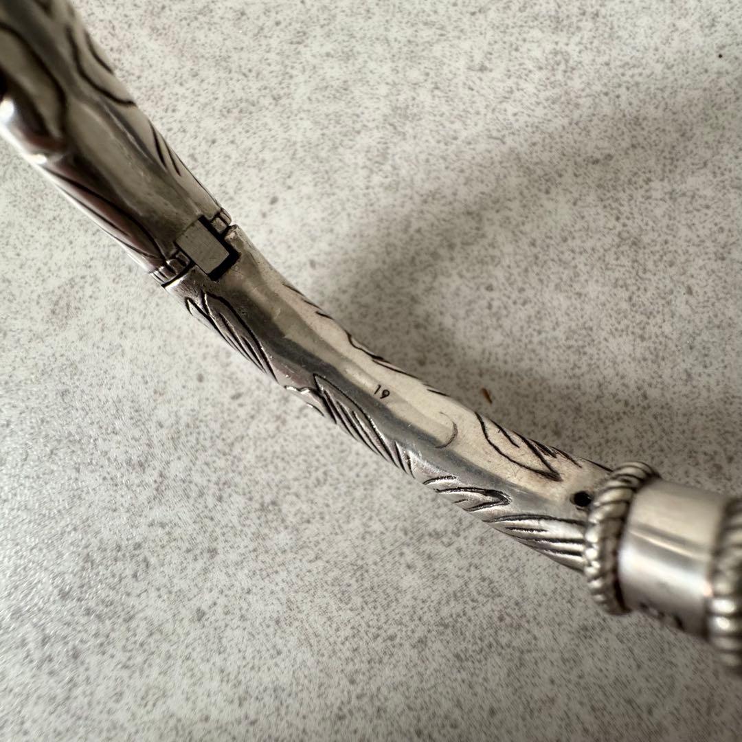 グッチ　バングル　アンガーフォレスト　イーグル　シルバー925　箱　保存袋