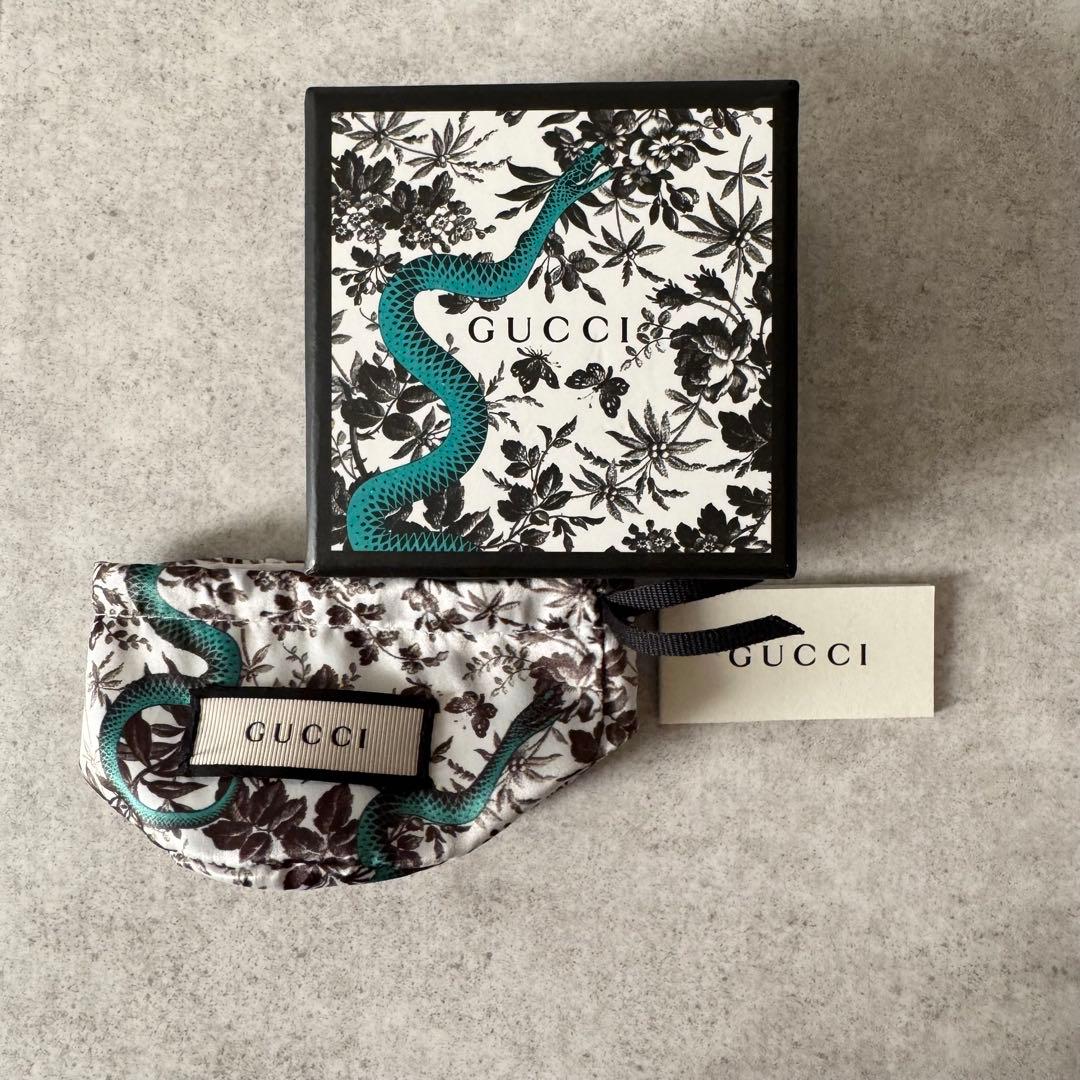 グッチ　バングル　アンガーフォレスト　イーグル　シルバー925　箱　保存袋