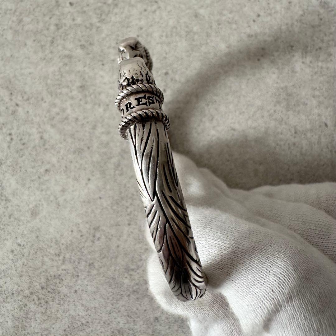 グッチ　バングル　アンガーフォレスト　イーグル　シルバー925　箱　保存袋