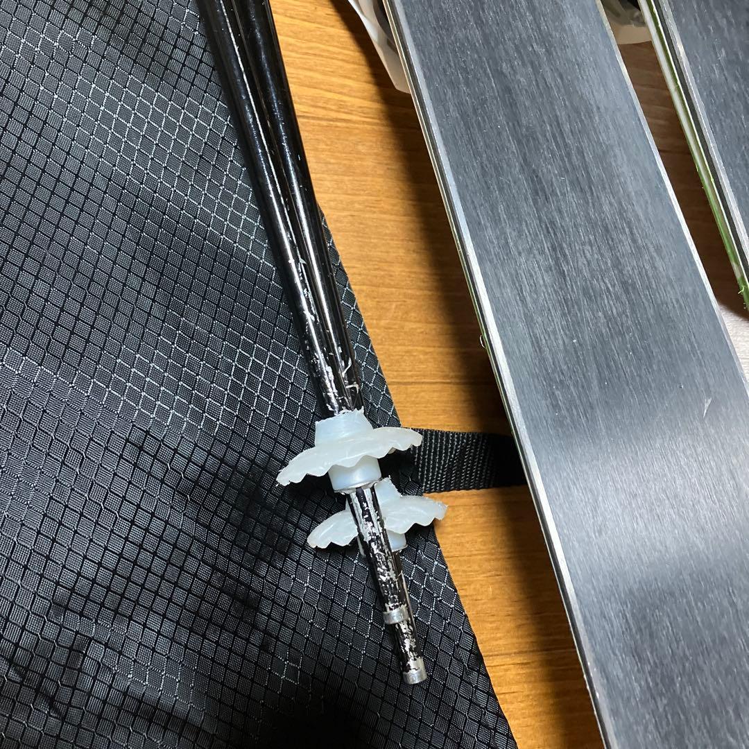 スキー4点セット　板128cm ブーツ23cm ストック90cm