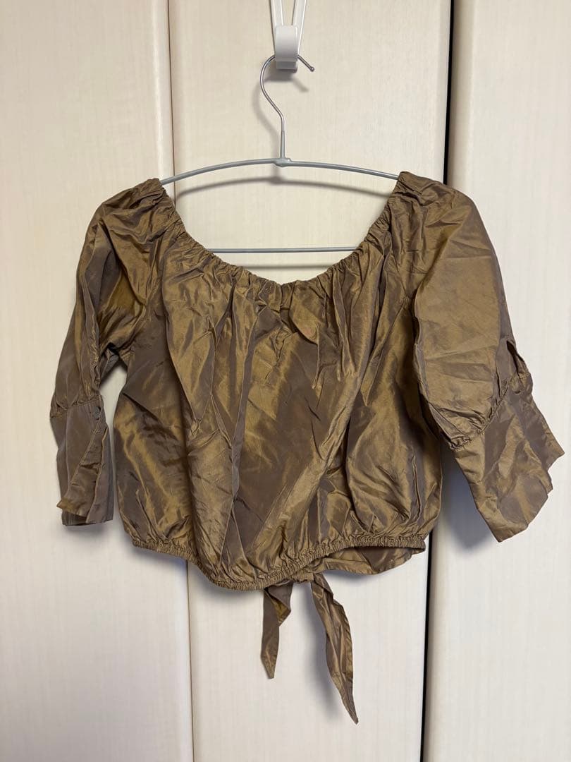 MaxMara オフショルダー ブラウス