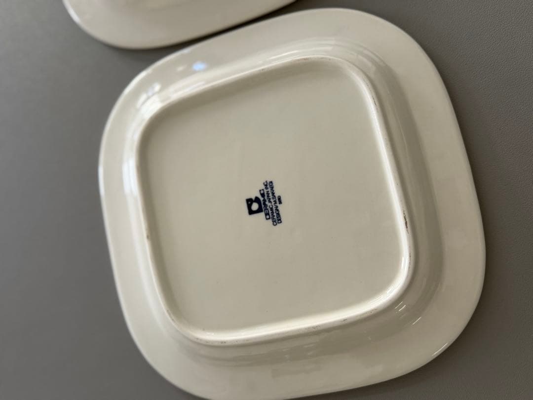 陶芸家 栄木正敏さんデザイン　2枚セット