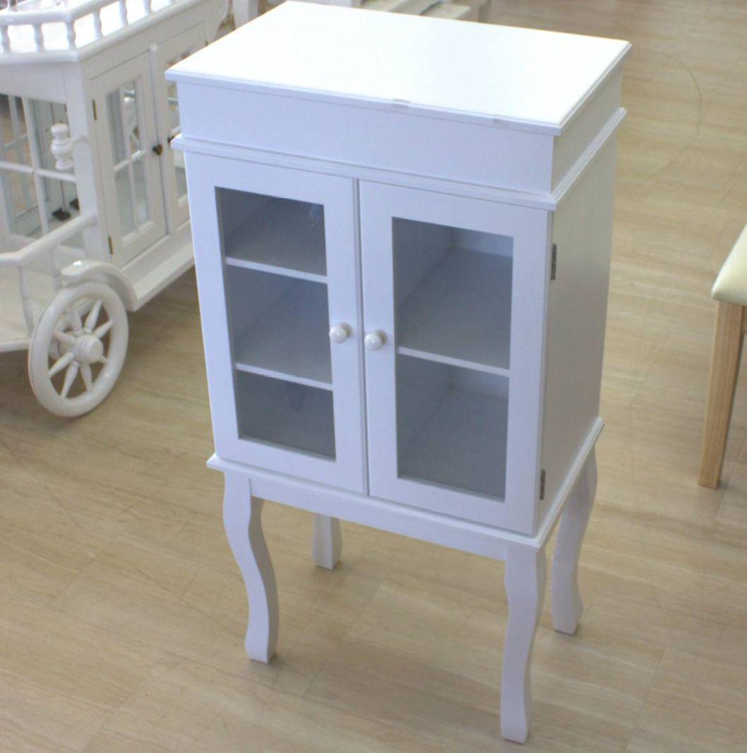 ホワイト ジュエリーキャビネット