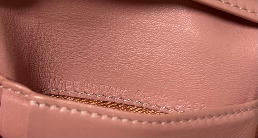 Christian Dior ディオール 三つ折り財布 ピンク