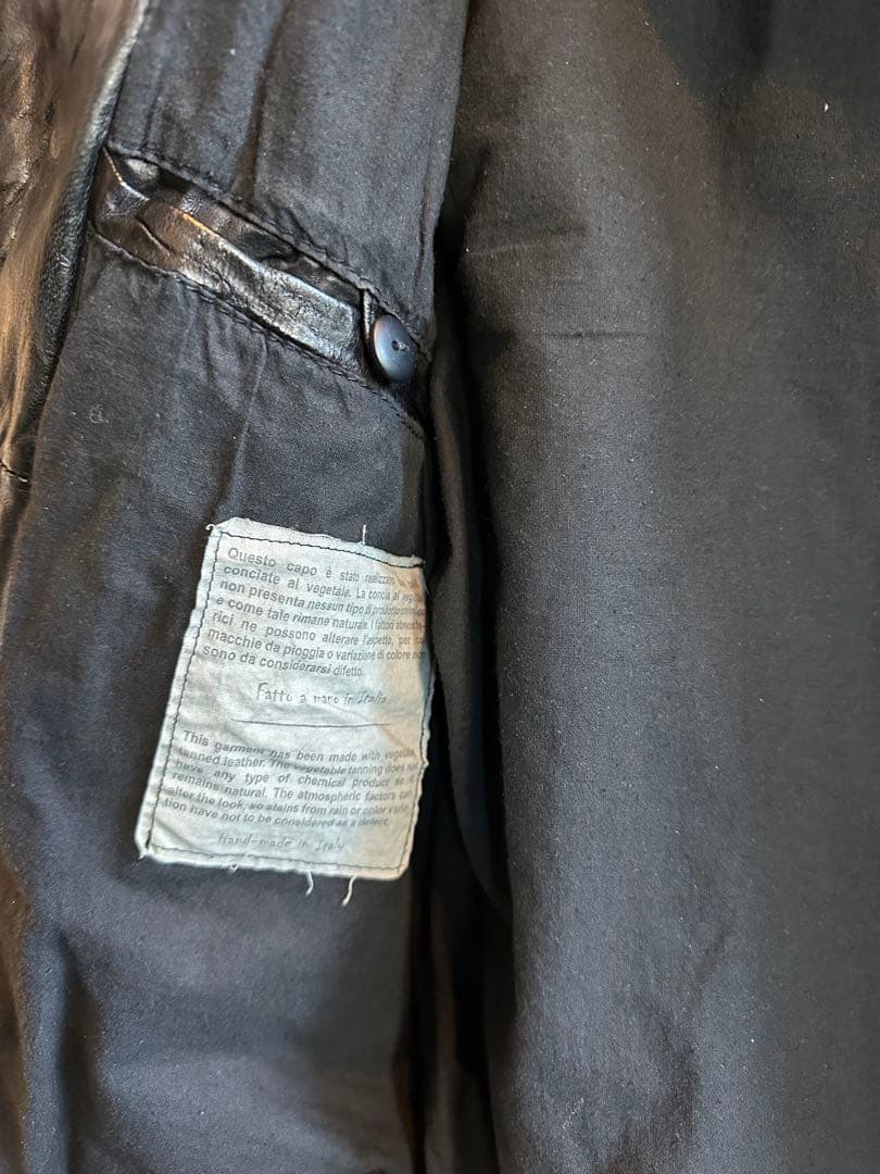 レザージャケット シングルライダース ブラック 黒