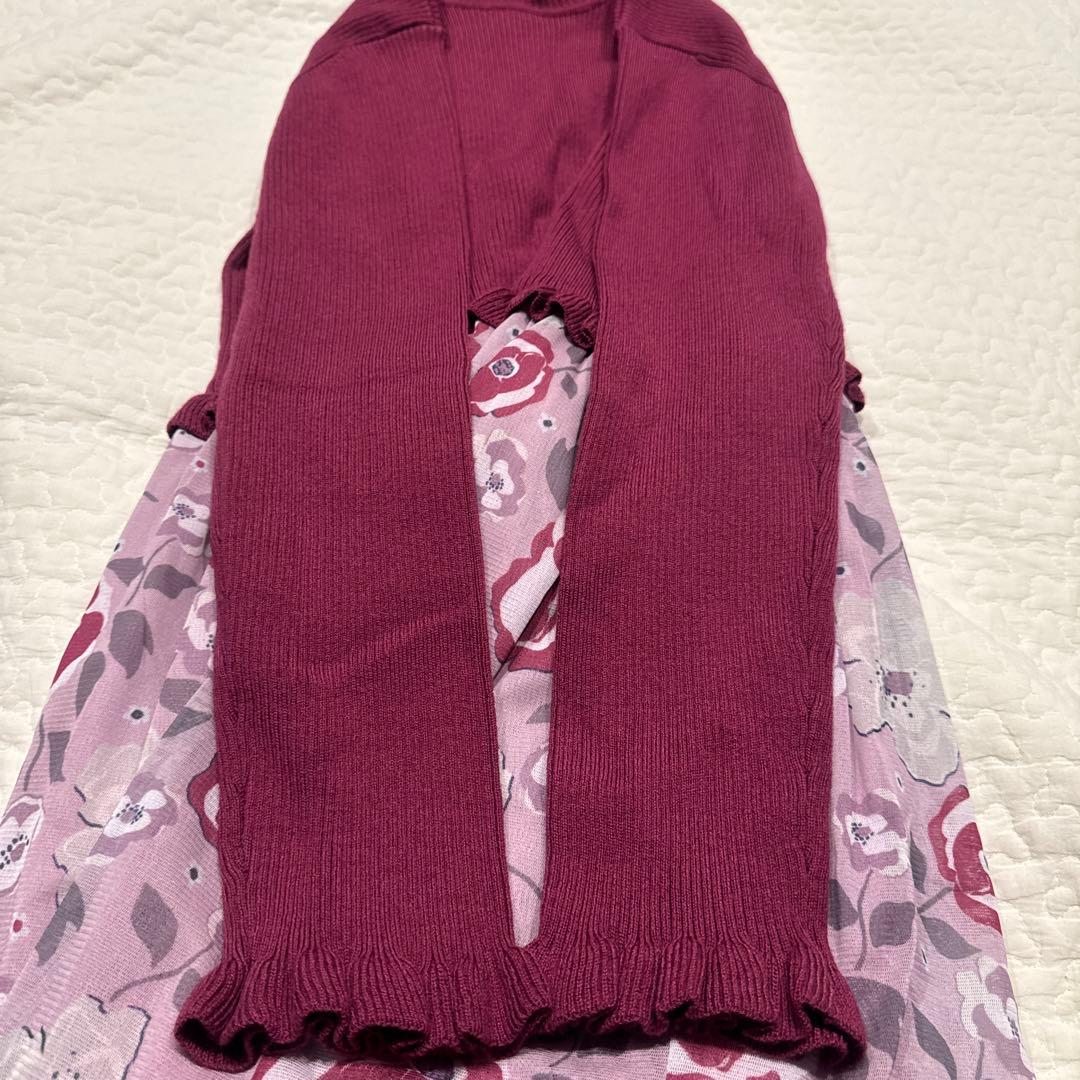 ケイトスペード　160 新品　ガールズ フローラルドッキングワンピース