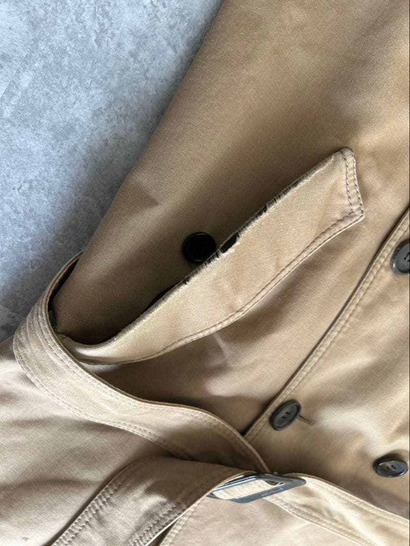 dior homme AW04 ベージュ　トレンチコート　44