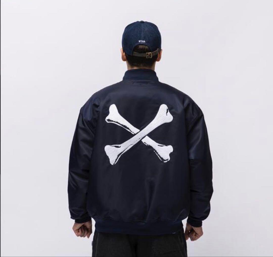 早い者勝ち WTAPS TEAM JACKET BK 04 XLクロスボーン
