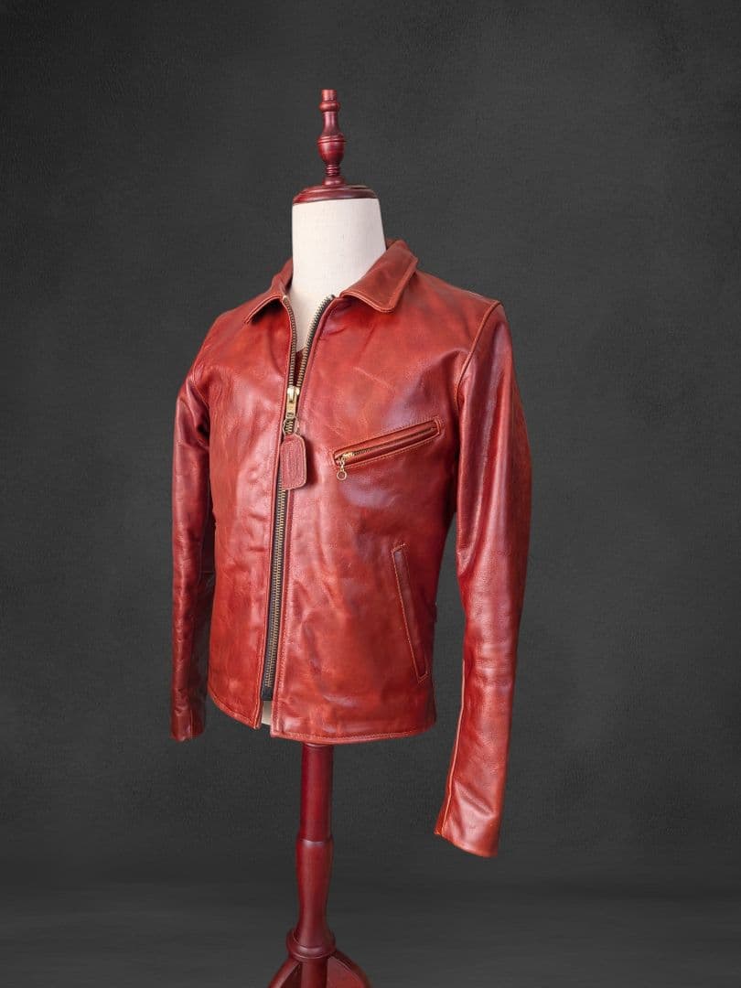 Vanson エンフィールド レザー ジャケット 34オクタゴン