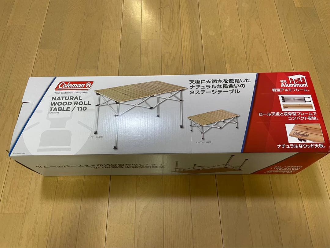 Coleman コールマン ナチュラルウッドロールテーブル（110）