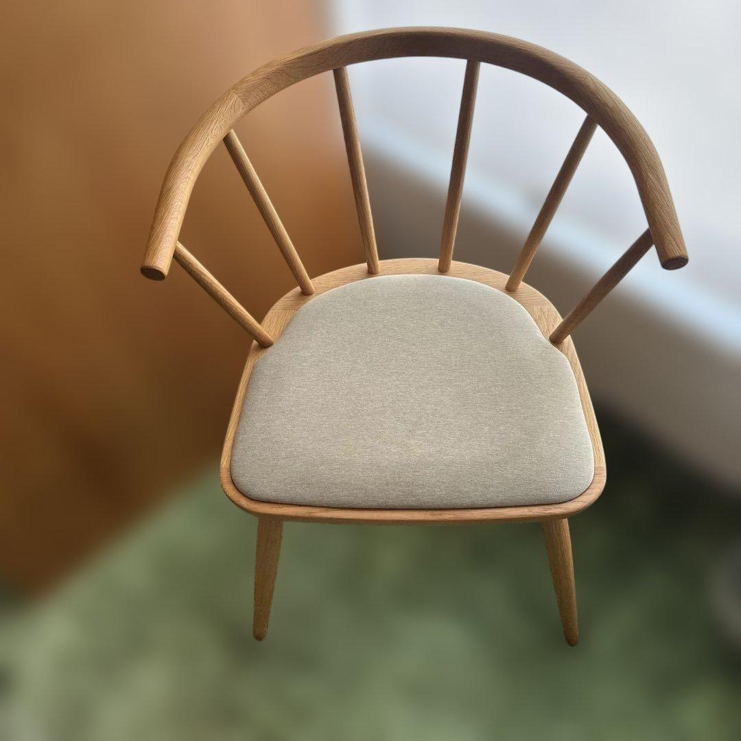 無印良品　オーク材　チェア②