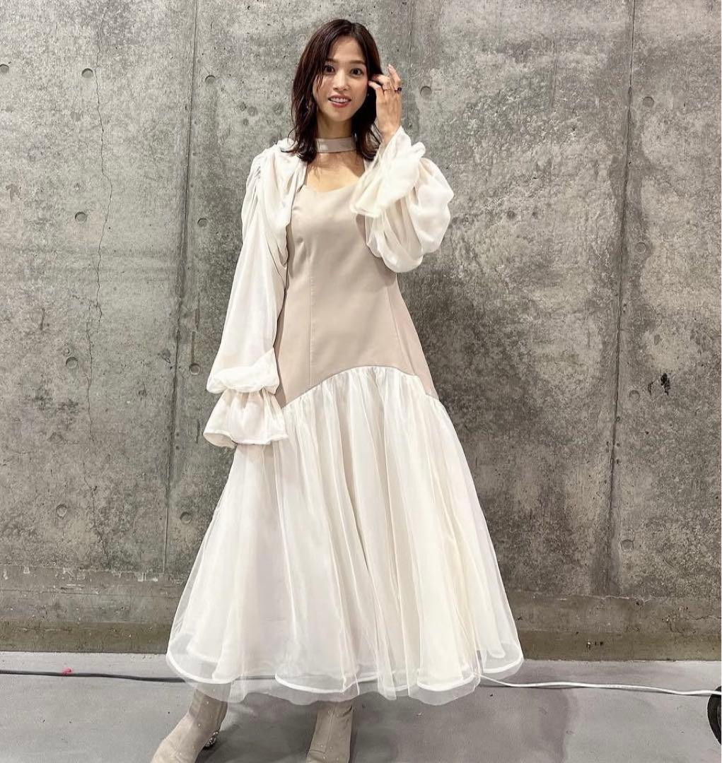 J1U チョーカーマーメイドドレスワンピース　美品