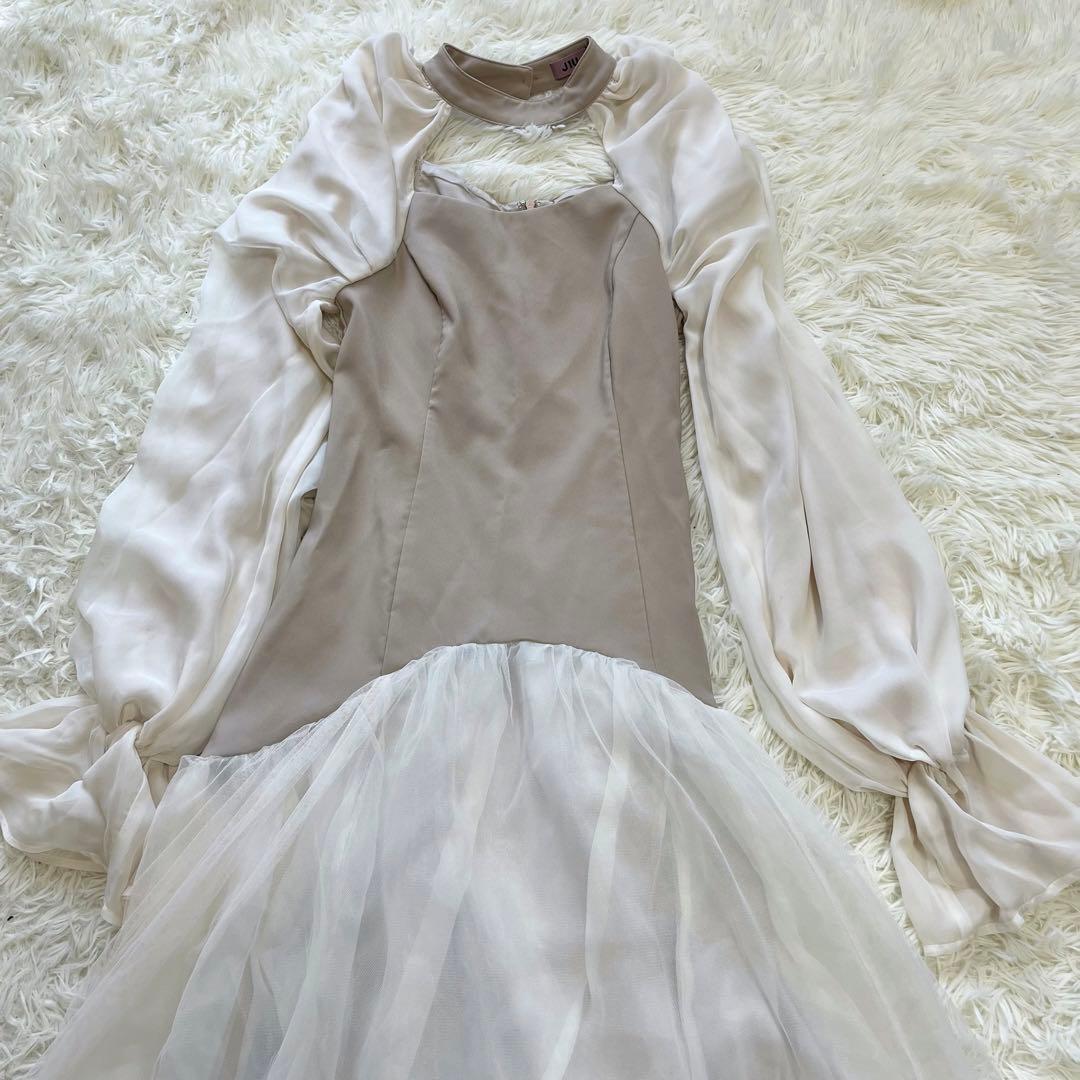 J1U チョーカーマーメイドドレスワンピース　美品