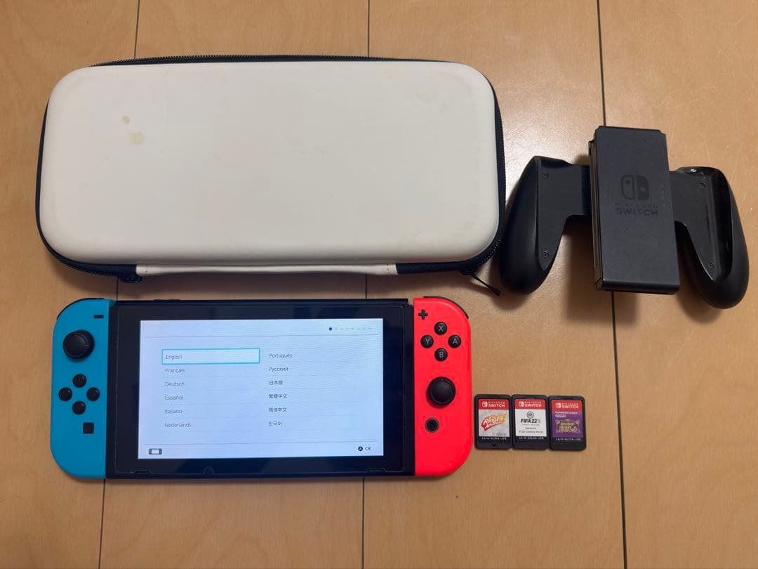 Nintendo Switch 本体のみ＋ゲームソフト3本付き