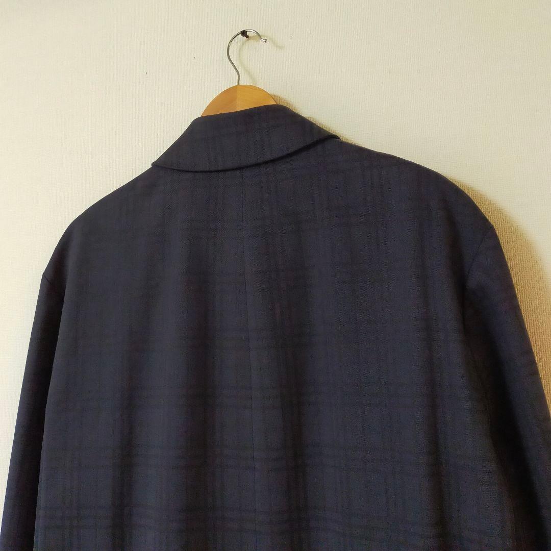 美品　英国製　BURBERRY 　チェック柄　ロングステンカラーコート