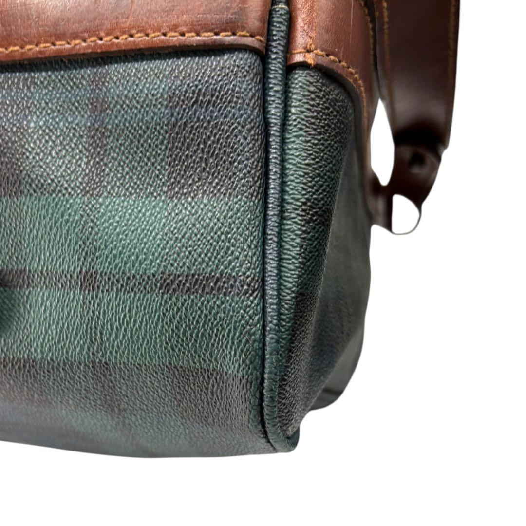 美品 ポロ ラルフローレン 2way ボストンバッグ グリーン 旅行 330A