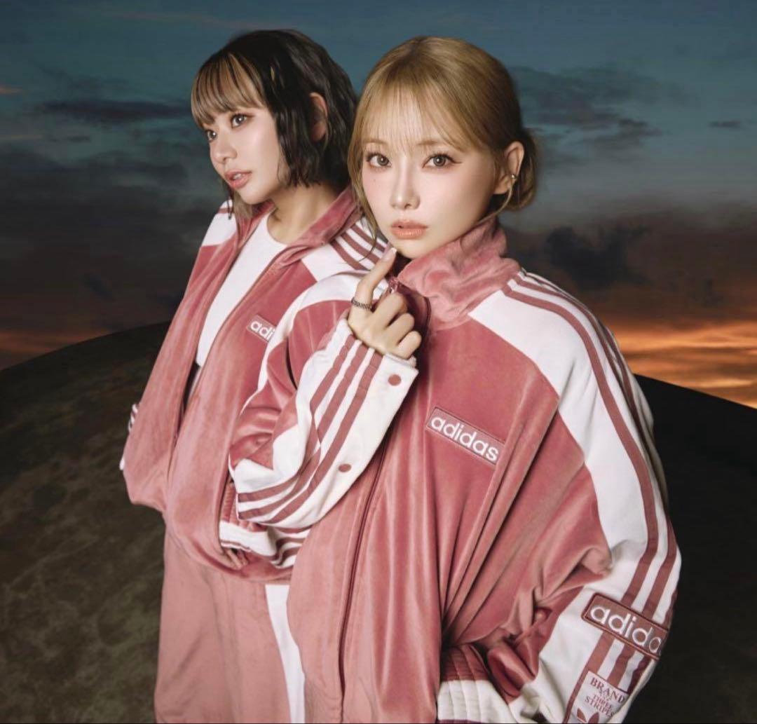 新品L adidas W ADIBREAK VELOUR TT重盛さと美