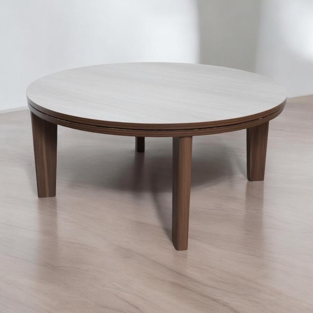 【新品】Φ80cm　天板リバーシブル カジュアルこたつ　アウトレット