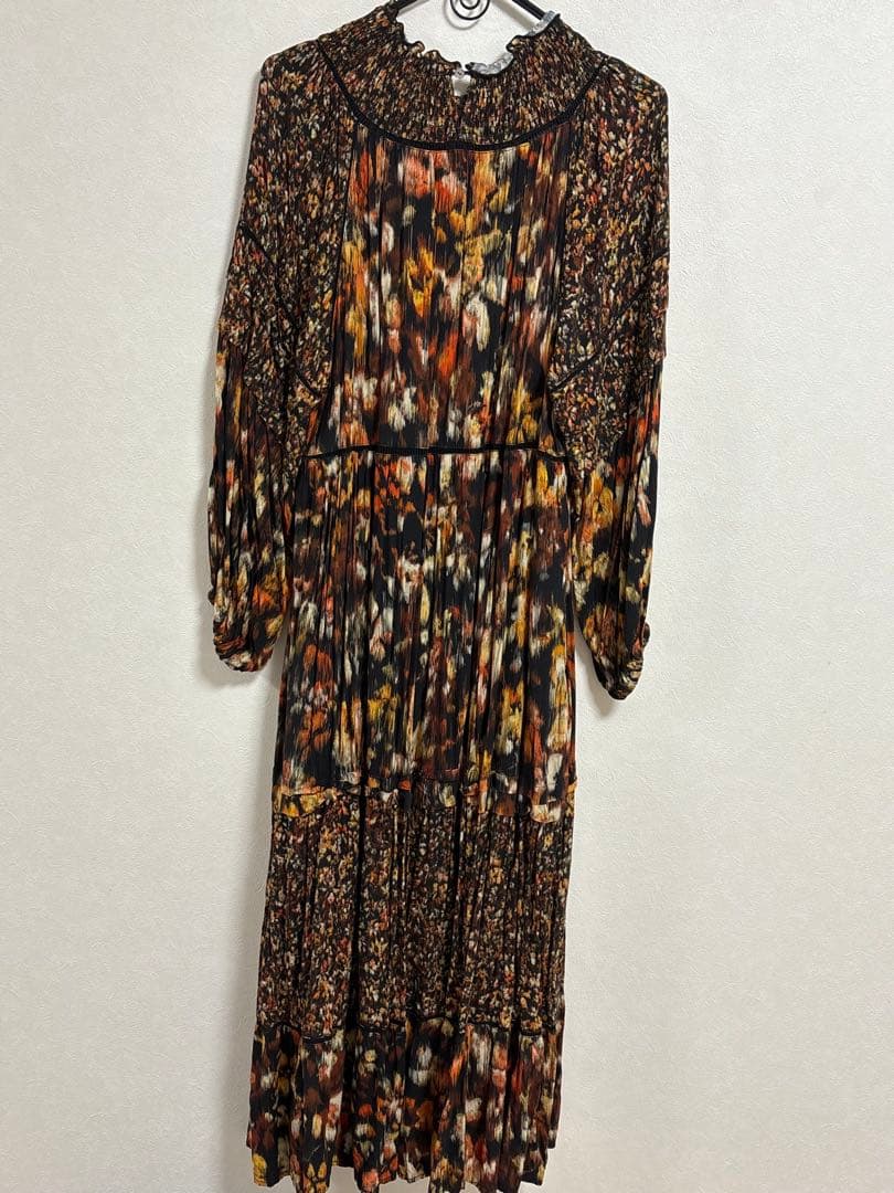 SLOBE IENAマルチフラワープリントワンピース