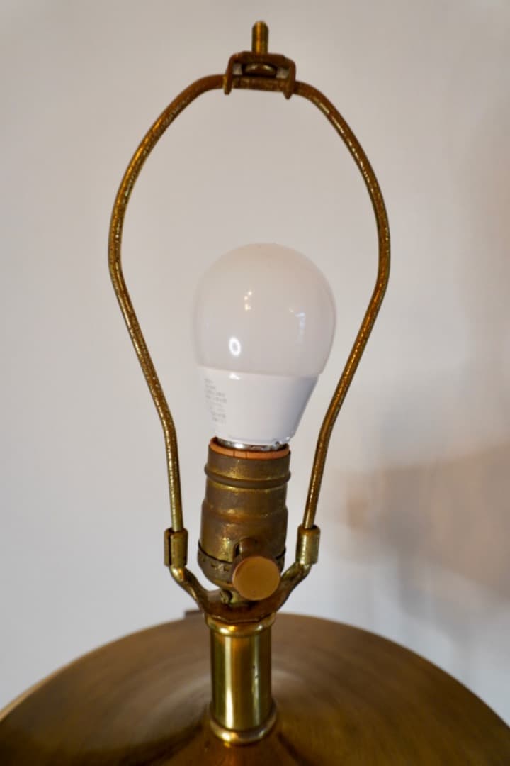 ヴィンテージ フロアランプ 革 アイアン 真鍮