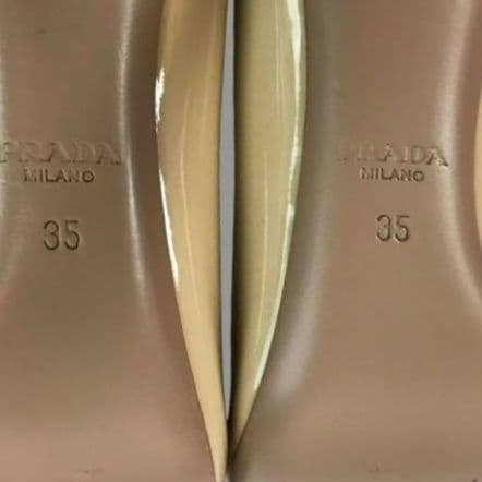 正規品 PRADA プラダ パテントレザー パンプス ハイヒール ベージュ
