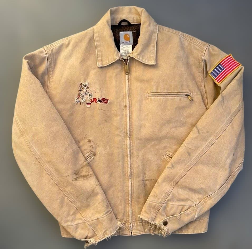 150 J97WET Carharrt カーハート デトロイトダックジャケットM