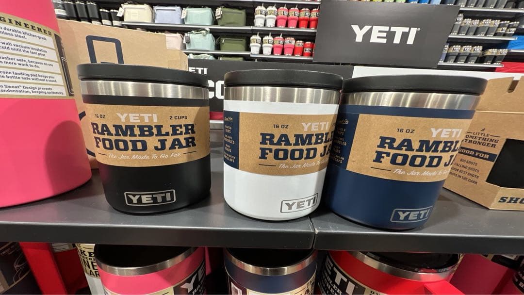 アメリカ正規品YETI Food Jar 16 oz ダークブルー