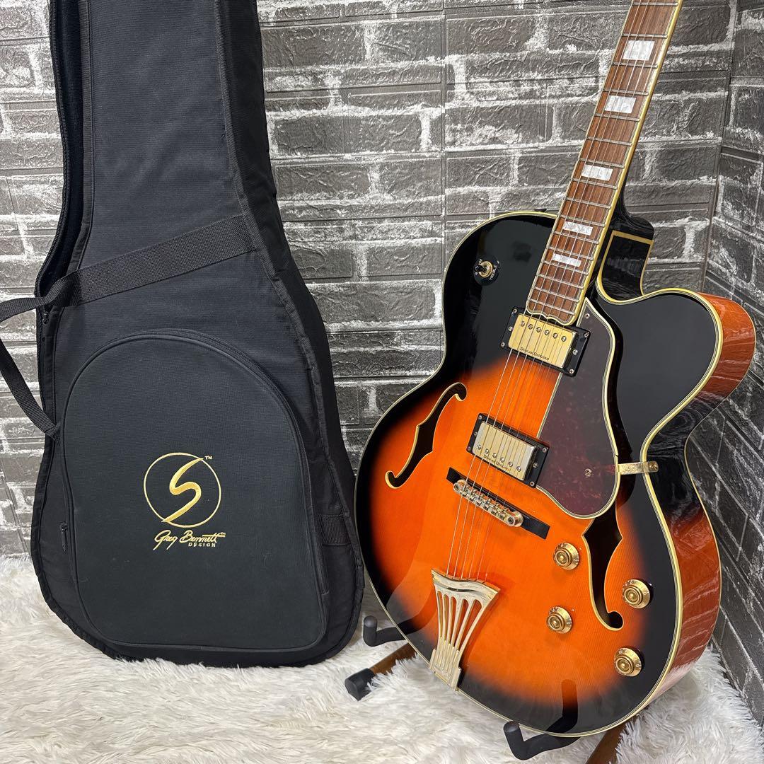 Greg Bennett JZ-2 フルアコ L-5タイプ サンバースト