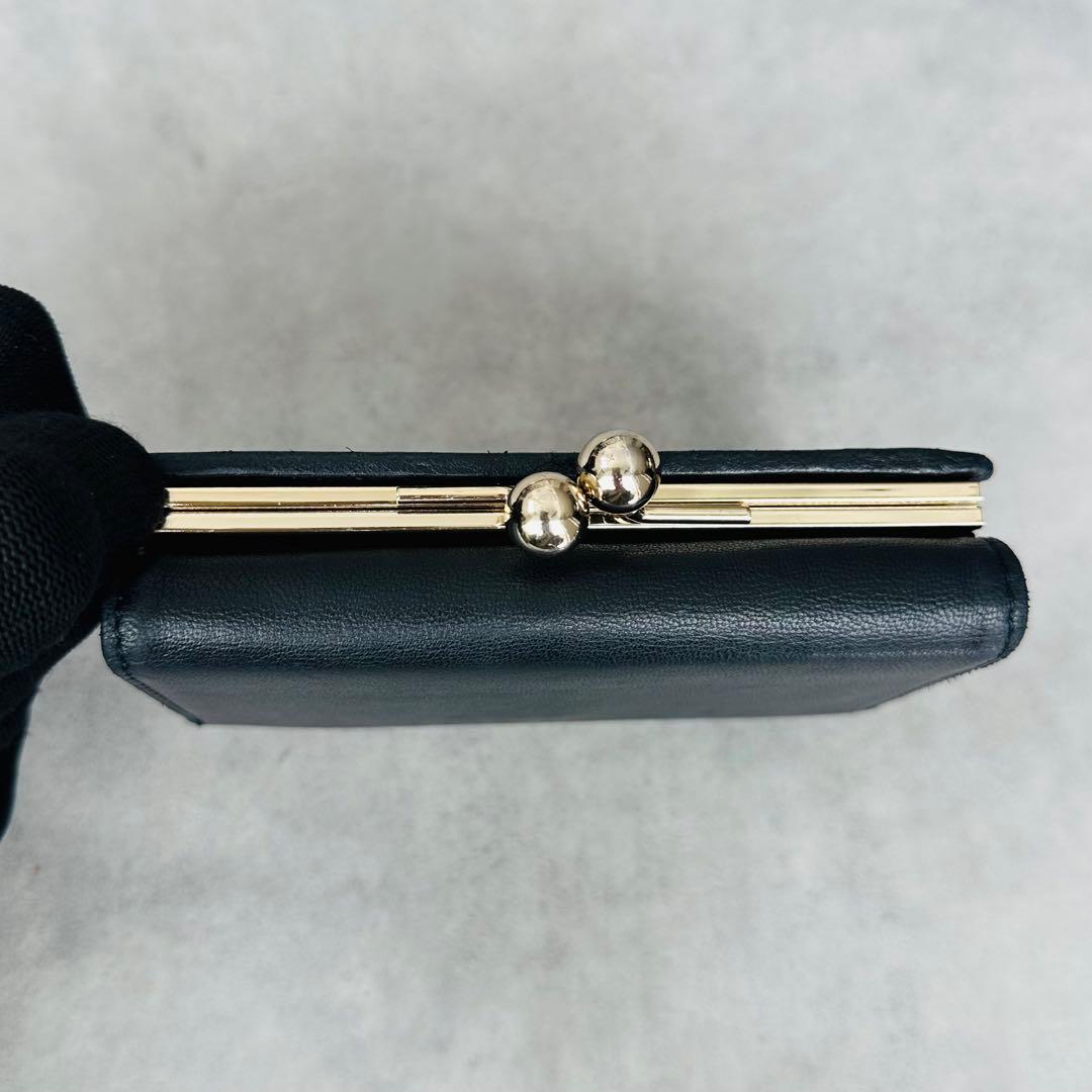 廃盤✨Paul Smith マーガレットプリントトリム がま口 三つ折り財布②