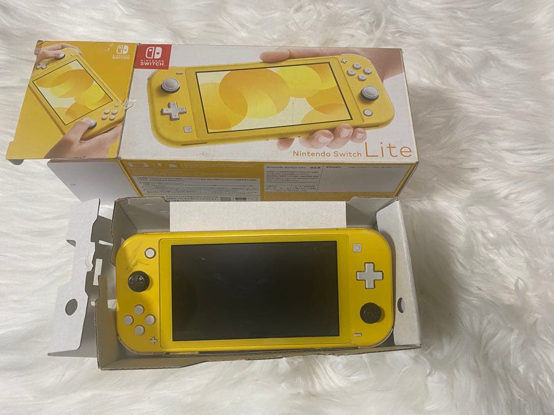 Nintendo Switch Lite イエロー 本体 +箱付き【早い者勝ち】
