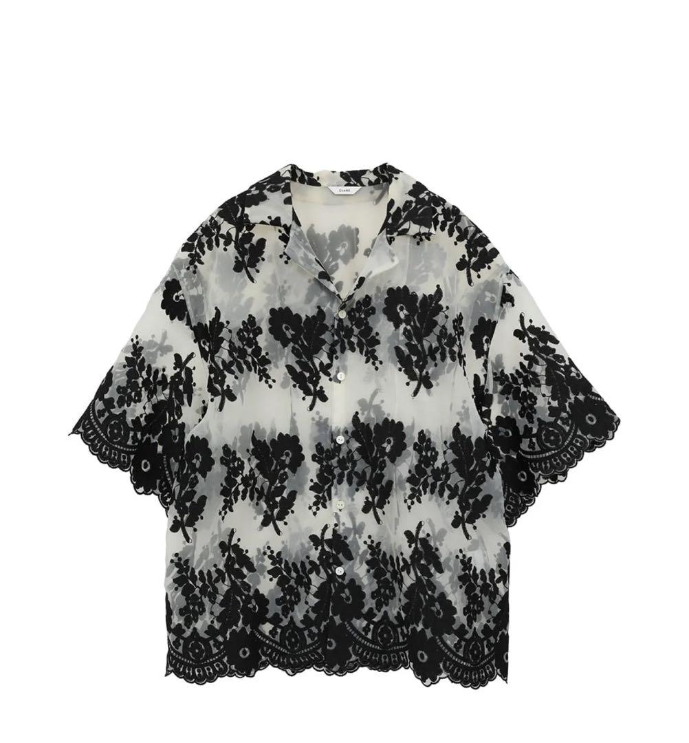 【専用】CLANE SHEER FLOWER LACE SHIRTS