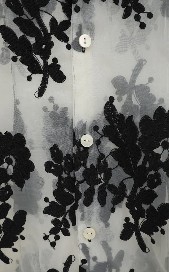 【専用】CLANE SHEER FLOWER LACE SHIRTS