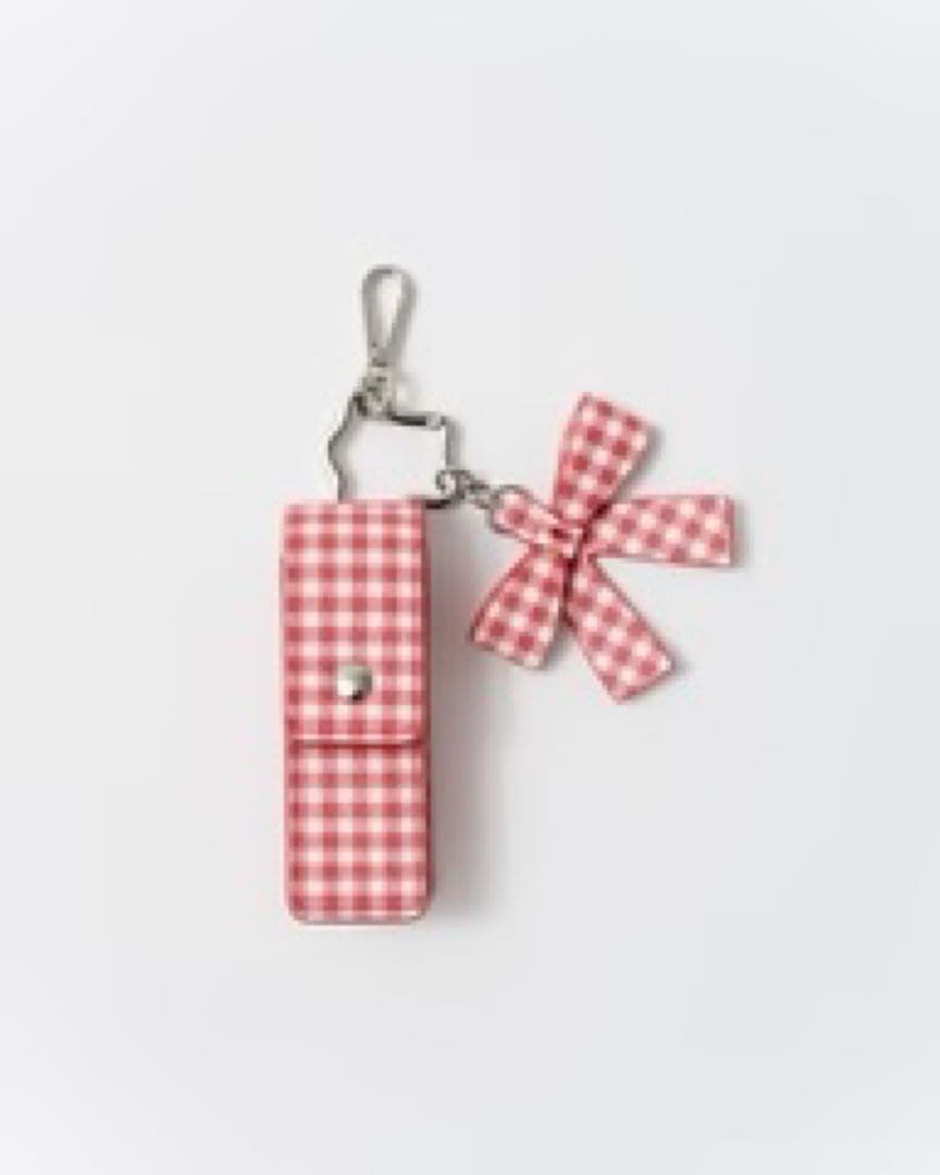 poppy Charm lip case ギンガム　新品