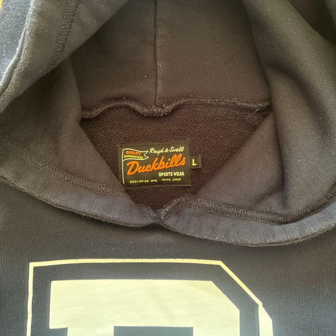 ラフアンドスウェル スウェット 裏毛 ゴルフ パーカー フーディー プリント