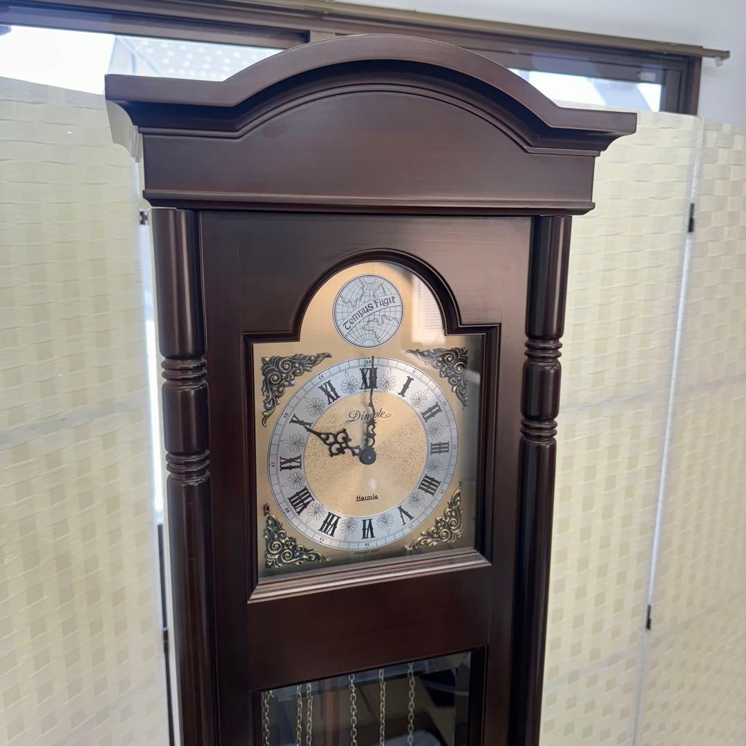 HERMLE ヘルムレ 最高級 ドイツ製 アンティーク ホールクロック 置き時計