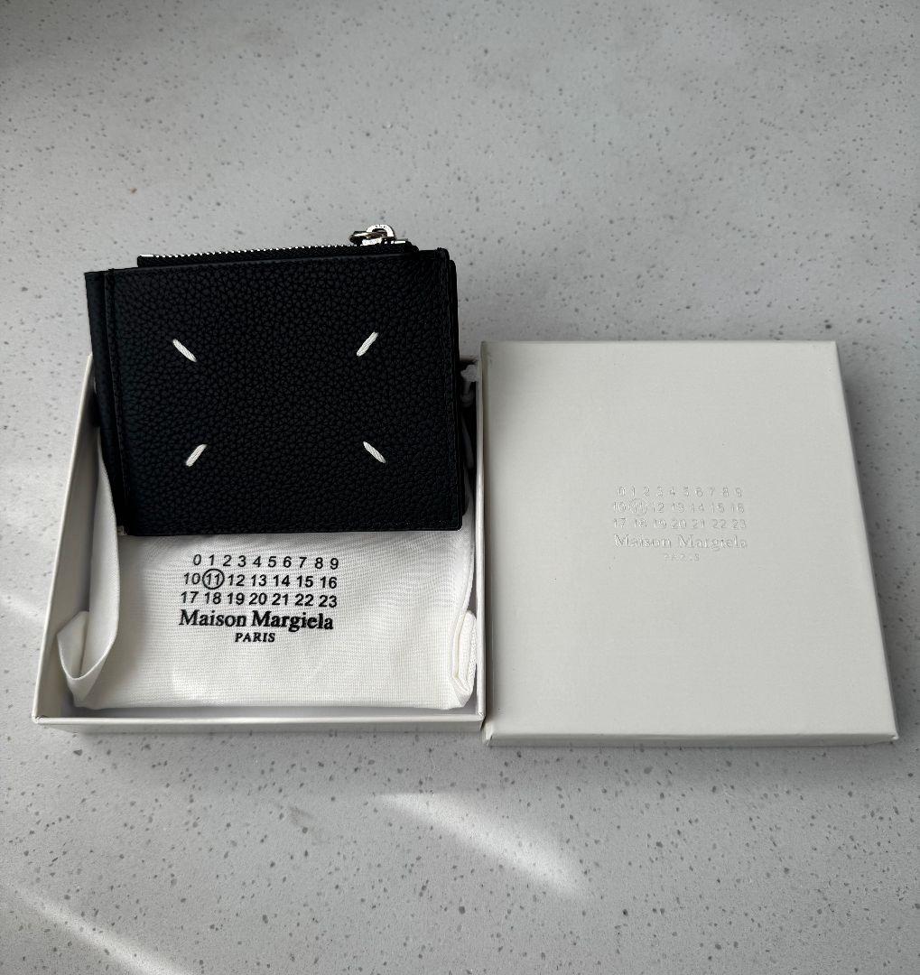 Maison Margiela ブラック 二つ折り財布