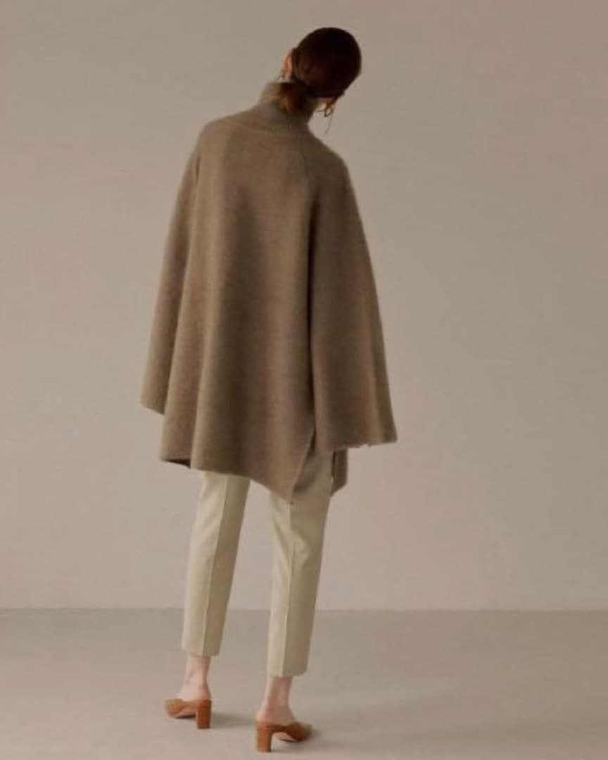 etretokyo エトレトウキョウ ラクーン ニット カーディガン コート 黒