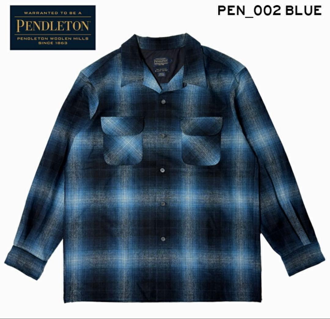 Pendleton Board Shirt XL 青系チェック