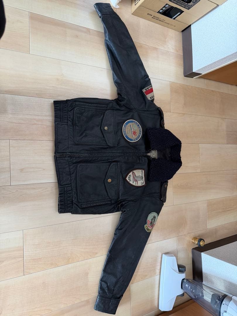 G-1フライトジャケット vintage top gun レザ －A-2L