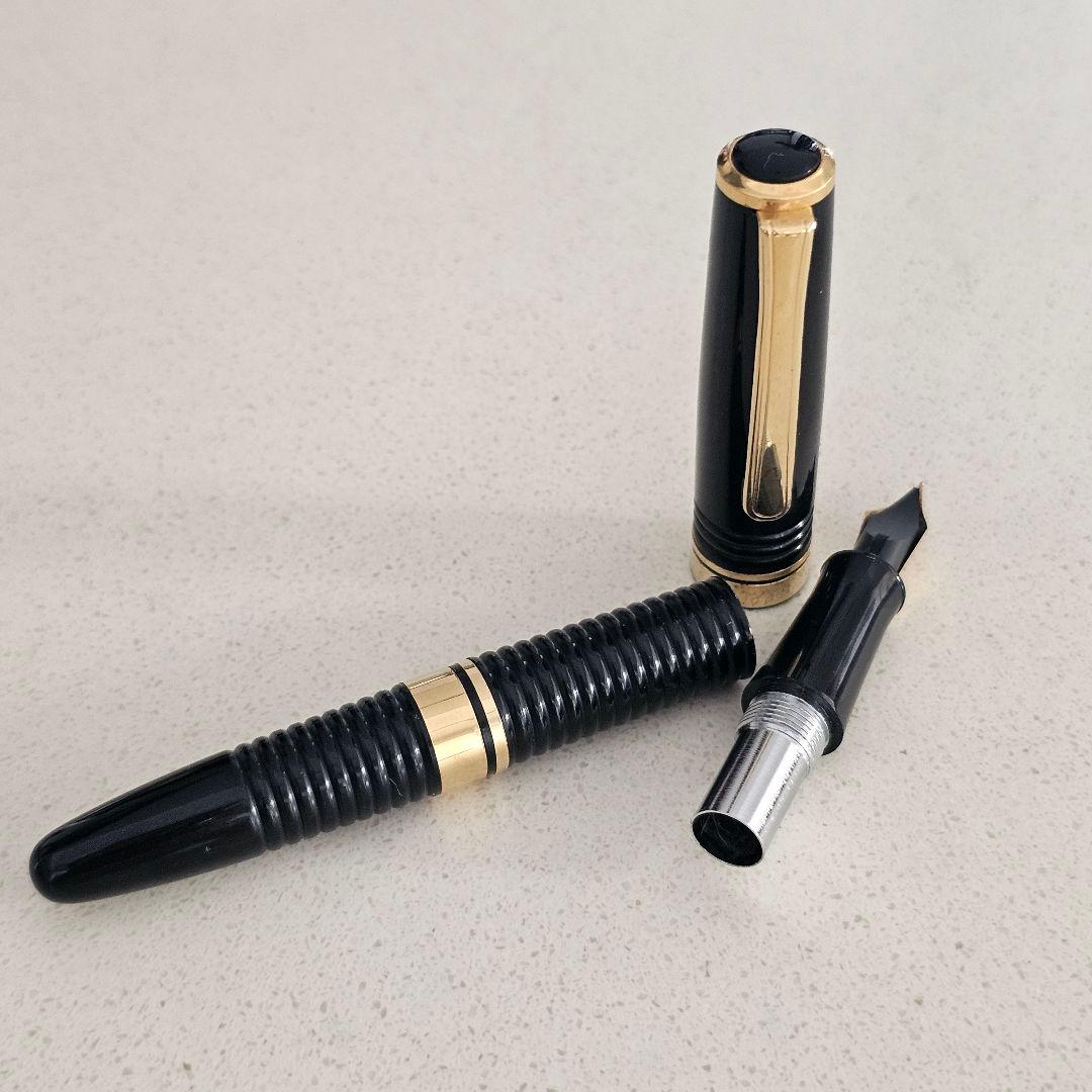 PLATINUM プラチナ万年筆 ♯3776 ギャザード 14K②