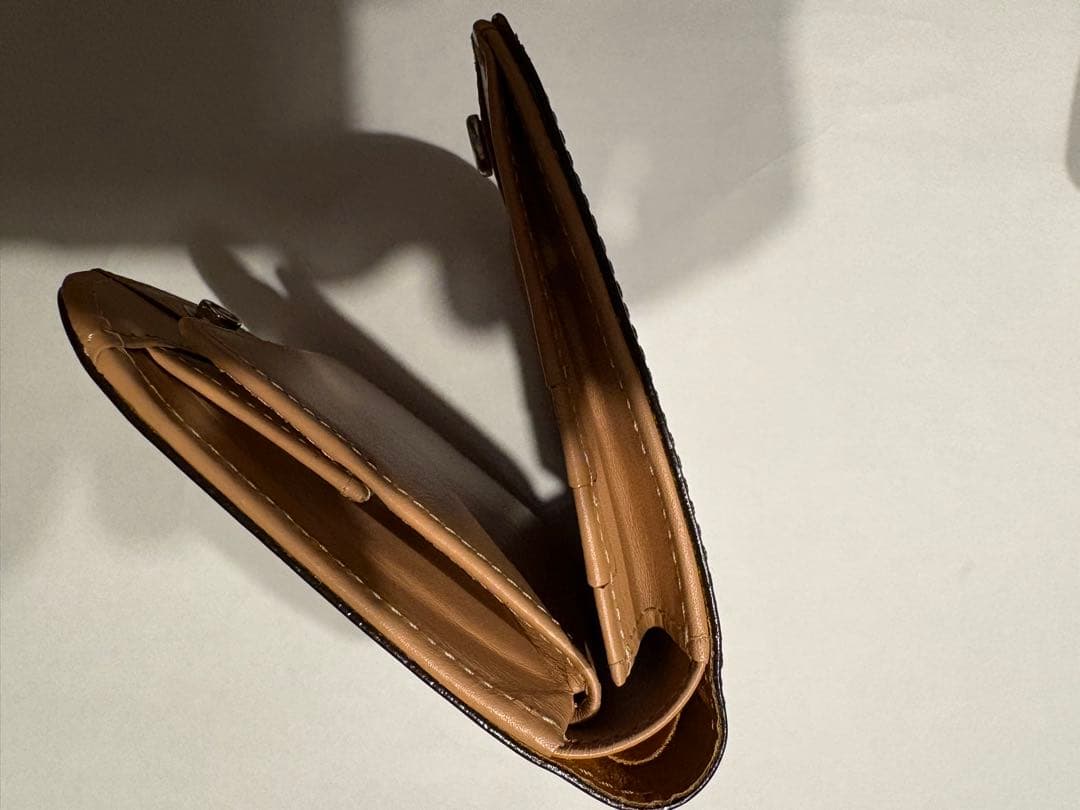 mic ヒップポケット財布　小銭入れ付き　牛革　本革