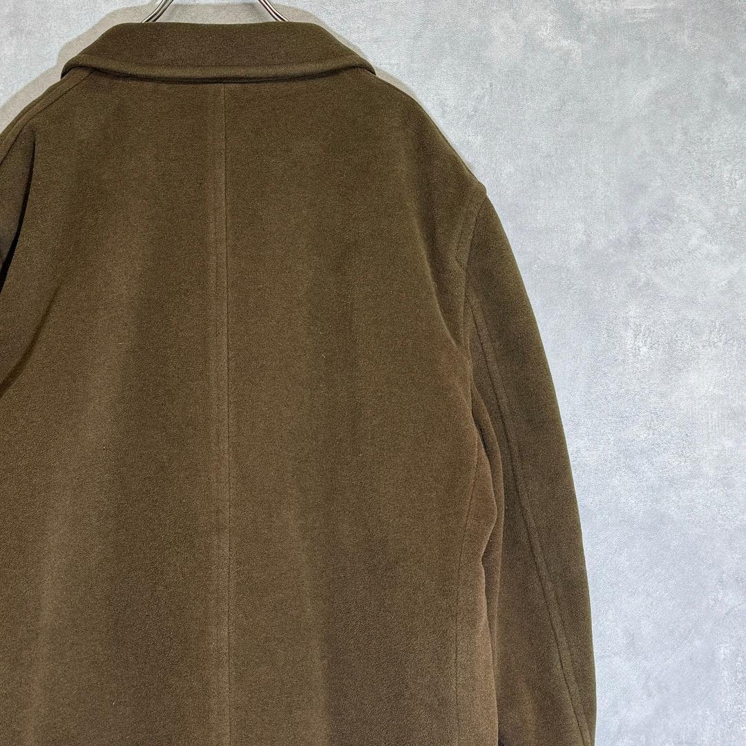 J.PRESS ジェイプレス 2ポケット ウールコート 茶 DM955